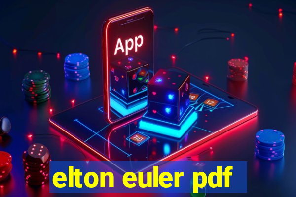 elton euler pdf